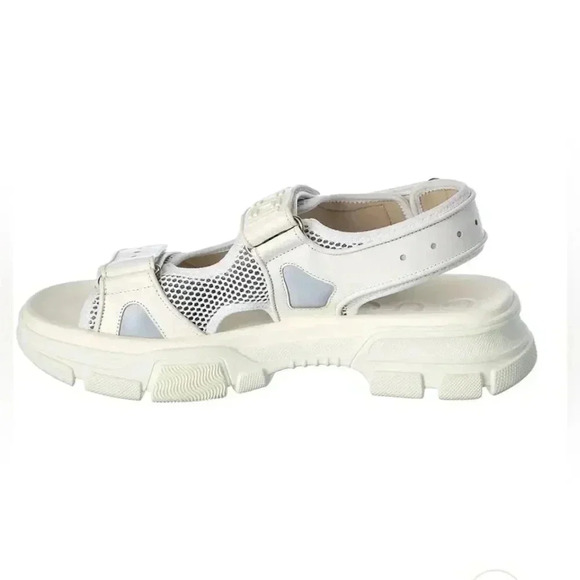 GUCCI LEATHER &
MESH SANDAL AGURU TREK - Picture 2 of 9